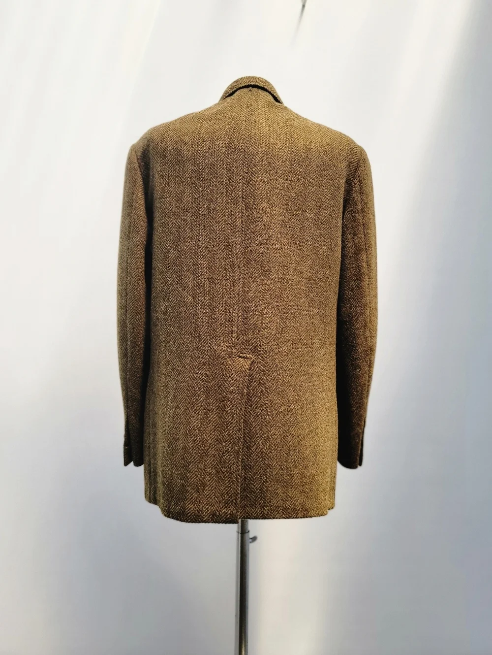 Cricketeers Vtg Union 60s 70s Brown Tweed Wool 2 Button Blazer Mens Size 42R